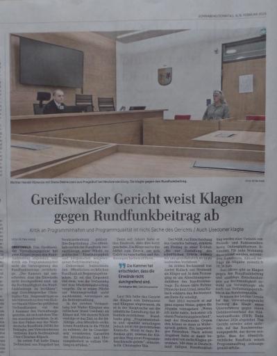 Presse Gerichtsverfahren Greisfswald, W135