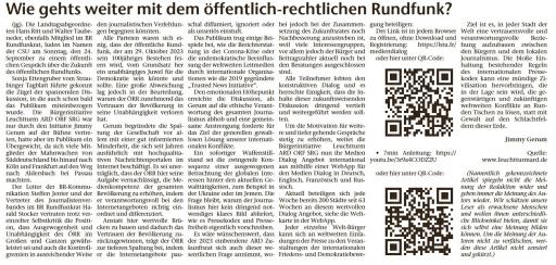 Südthüringer Rundschau Okt 2023