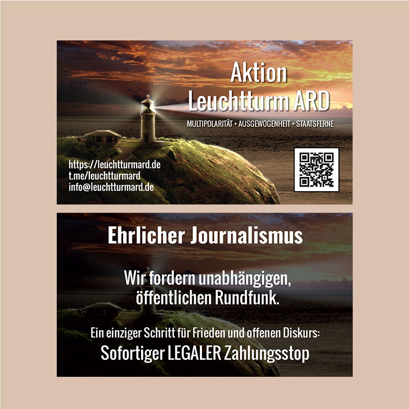 Visitenkarte leuchtturm f4farbig